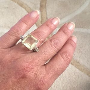 Ring - 10 Carat tw Lemon and Topaz Ring